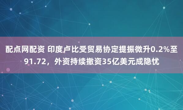 配点网配资 印度卢比受贸易协定提振微升0.2%至91.72，外资持续撤资35亿美元成隐忧